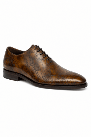 Genova Cartography Wholecut Oxfords