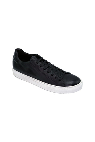 Giovacchini Ricardo Black Nappa Leather Casual Sneakers (GVCN1004)