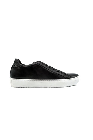 Giovacchini Ricardo Black Nappa Leather Casual Sneakers (GVCN1004)