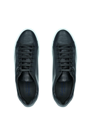 Giovacchini Ricardo Black Nappa Leather Casual Sneakers (GVCN1004)
