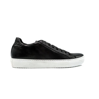 Giovacchini Ricardo Black Nappa Leather Casual Sneakers (GVCN1004)-AmbrogioShoes