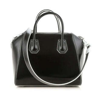 Givenchy Antigona Handbag Small Leather Satchel Bag Calf Skin Black-AmbrogioShoes