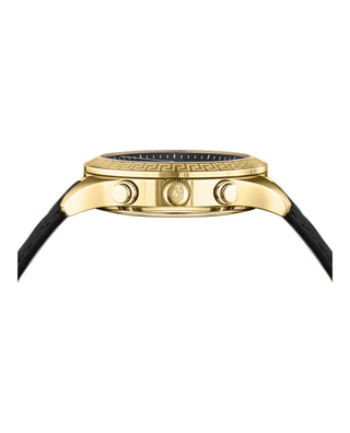 Greca Chrono Leather Watch-AmbrogioShoes