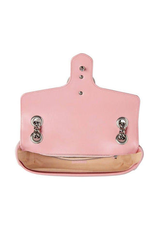 Gucci 443496 213317 Women's Candy Pink Matellase Leather Shoulder Bag (GG2068)
