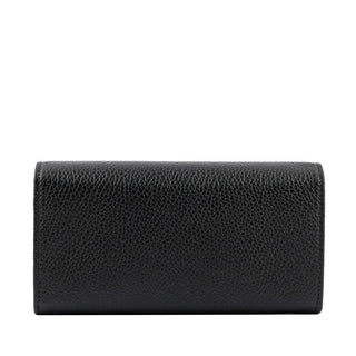 Gucci 598206 A7M0G 1000 Soho Women's Black Calf-Skin Leather Flap-Closure Wallets (GGWW3608)-AmbrogioShoes