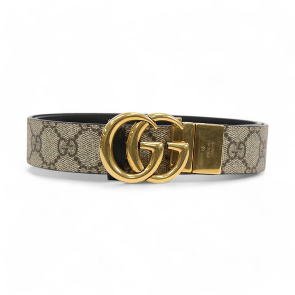 Gold Buckle Gucci Marmont Belt Mens Gucci Pre-Loved GG Marmont