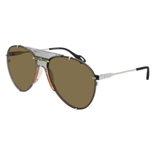Gucci Aviator-Frame Metal Sunglasses GG0740S-003 Unisex-AmbrogioShoes