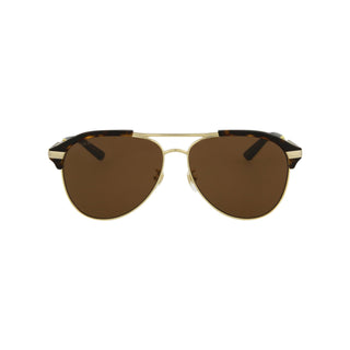 Gucci Aviator-Style Metal Sunglasses GG0288SA Men's-AmbrogioShoes