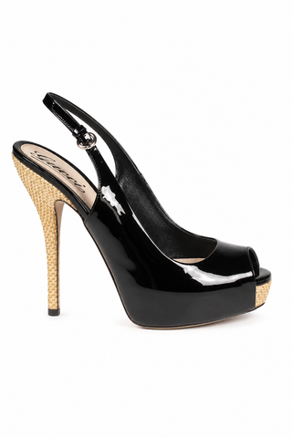 Gucci Designer Shoes for Women Black Patent Pumps (GGW2702)