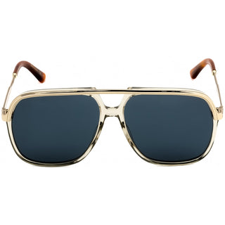 Gucci GG0200S Sunglasses Brown Gold / Blue Unisex-AmbrogioShoes
