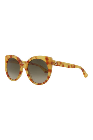 Gucci GG0325S Honey Havana Sunglasses