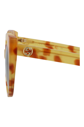 Gucci GG0325S Honey Havana Sunglasses