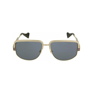 Gucci GG0585S-004 Men's Gold & Blue Novelty Sunglasses (S)-AmbrogioShoes