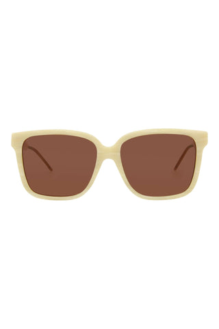 Gucci GG0599SA Beige Horn Sunglasses