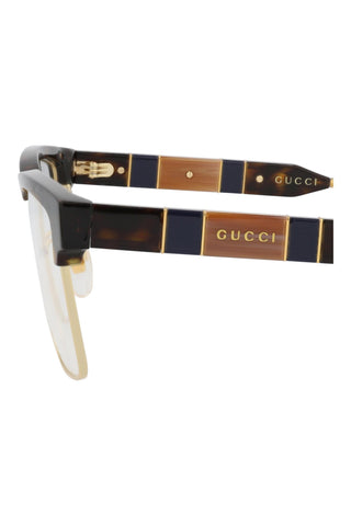 Gucci GG0605O Dark Havana Eyeglasses