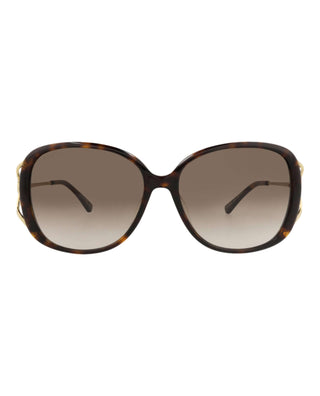 Gucci GG0649SK Dark Havana/Gold Sunglasses