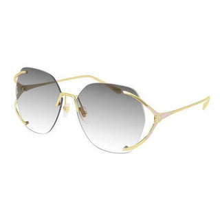 Gucci GG0651S Sunglasses Gold / Grey Gradient Unisex-AmbrogioShoes