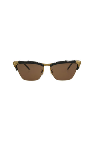 Gucci GG0660S Black/Antique Endura Gold Sunglasses