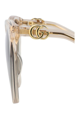 Gucci GG1011S Transparent Nude Pink Sunglasses