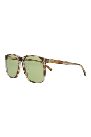 Gucci GG1041S Bluish Grey Giraffe Spotted Havana Sunglasses