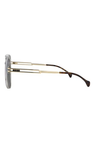 Gucci GG1105S Gradient Transparent Dark Grey/Light Grey Sunglasses