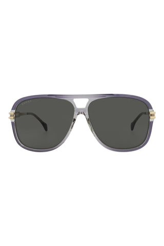 Gucci GG1105S Gradient Transparent Dark Grey/Light Grey Sunglasses