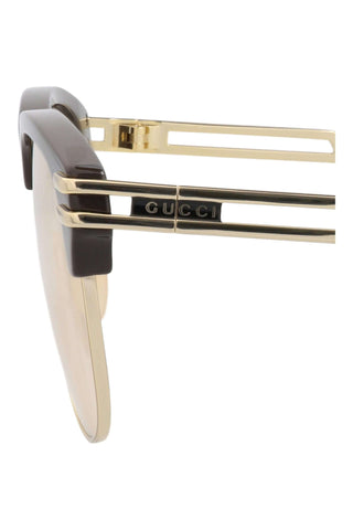 Gucci GG1107S LIGHT HAZELNUT IVORY Sunglasses