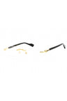 001 - Gold/Black / Clear Lens