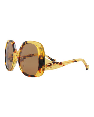 Gucci GG1235S Spotted Havana Sunglasses