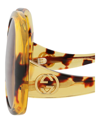 Gucci GG1235S Spotted Havana Sunglasses
