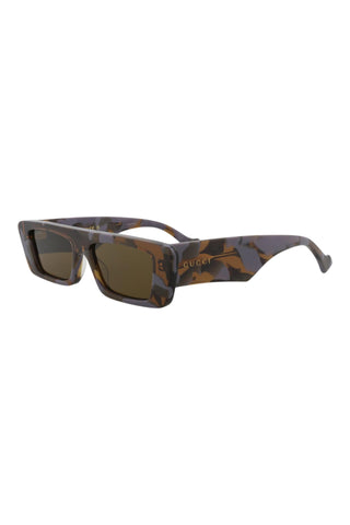 Gucci GG1331S Big Spotted Lilac + Brown Havana Sunglasses