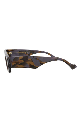 Gucci GG1331S Big Spotted Lilac + Brown Havana Sunglasses