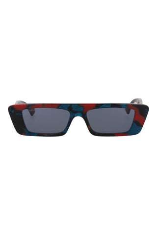 Gucci GG1331S Big Spotted Red + Petrol Havana Sunglasses