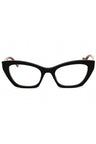 004 - Shiny solid black/Vibrant Red