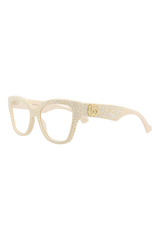 Gucci GG1424S Ivory w/strass + studs Sunglasses
