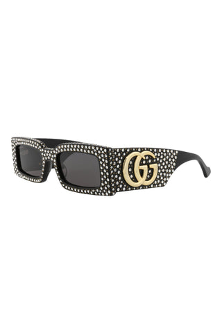 Gucci GG1425S Black w/strass + studs Sunglasses