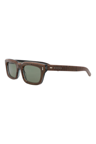 Gucci GG1524S Transparent Azure + Laminetta Radica Sunglasses
