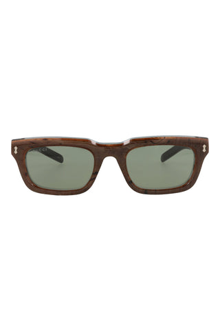 Gucci GG1524S Transparent Azure + Laminetta Radica Sunglasses