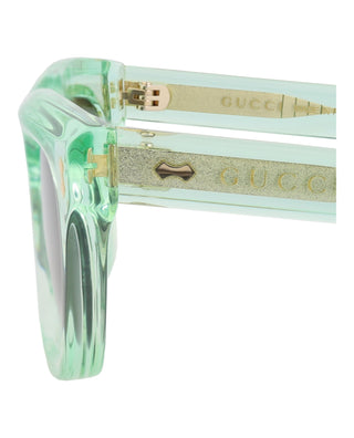 Gucci GG1524S Transparent Light Green Sunglasses