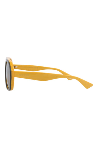 Gucci GG1615S Bilayer Grey/Mustard Sunglasses