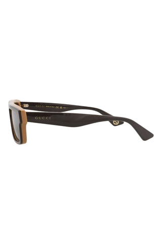 Gucci GG1616S Bilayer Brown/Beige Sunglasses