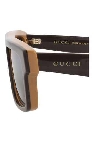 Gucci GG1616S Bilayer Brown/Beige Sunglasses