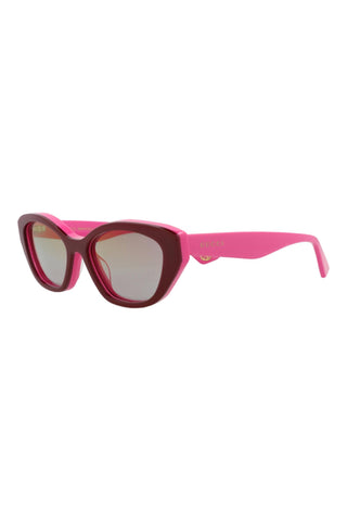 Gucci GG1638S Bilayer Burgundy/ Fuchsia Sunglasses