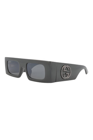 Gucci GG1646S Metallic Dark Ruthenium Sunglasses