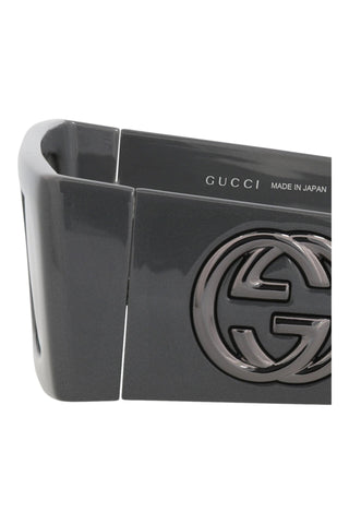 Gucci GG1646S Metallic Dark Ruthenium Sunglasses
