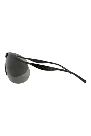 Gucci GG1656S Matte Black Fade to Crystal Sunglasses