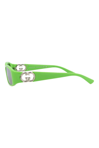 Gucci GG1661S Metallic Silver Sunglasses