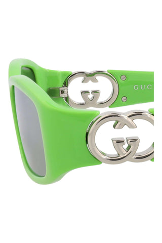 Gucci GG1661S Metallic Silver Sunglasses