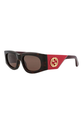 Gucci GG1664S Dark Havana Sunglasses