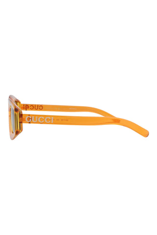 Gucci Gg1719 S Shiny Transparent Vivid Orange/Yellow Sunglasses-Dellamoda